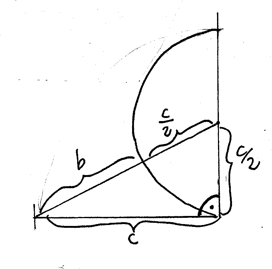 geometrische Konstruktion des Goldenen Schnittes