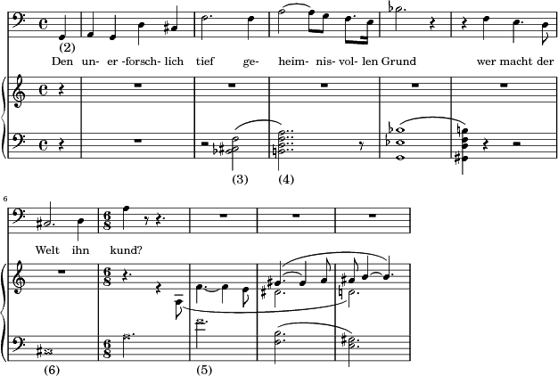 Tristan und Isolde "Den unerforschlich tief geheimnisvollen Grund"