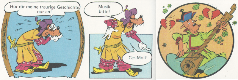 "ces-moll bitte!" sagt goofy