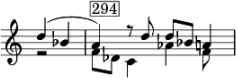 Geschachtelte Exclamationes in Leppers f-moll-Sonate