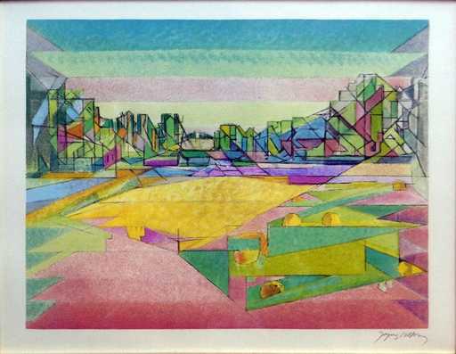 Jacques Villon Le Potager aux Citrouilles